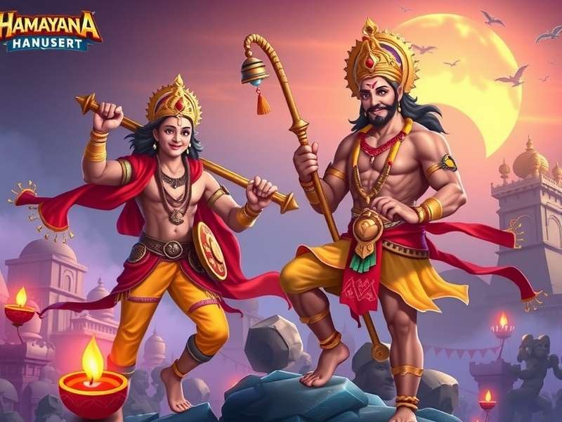 Ramayana Hanuman Quest Game Banner